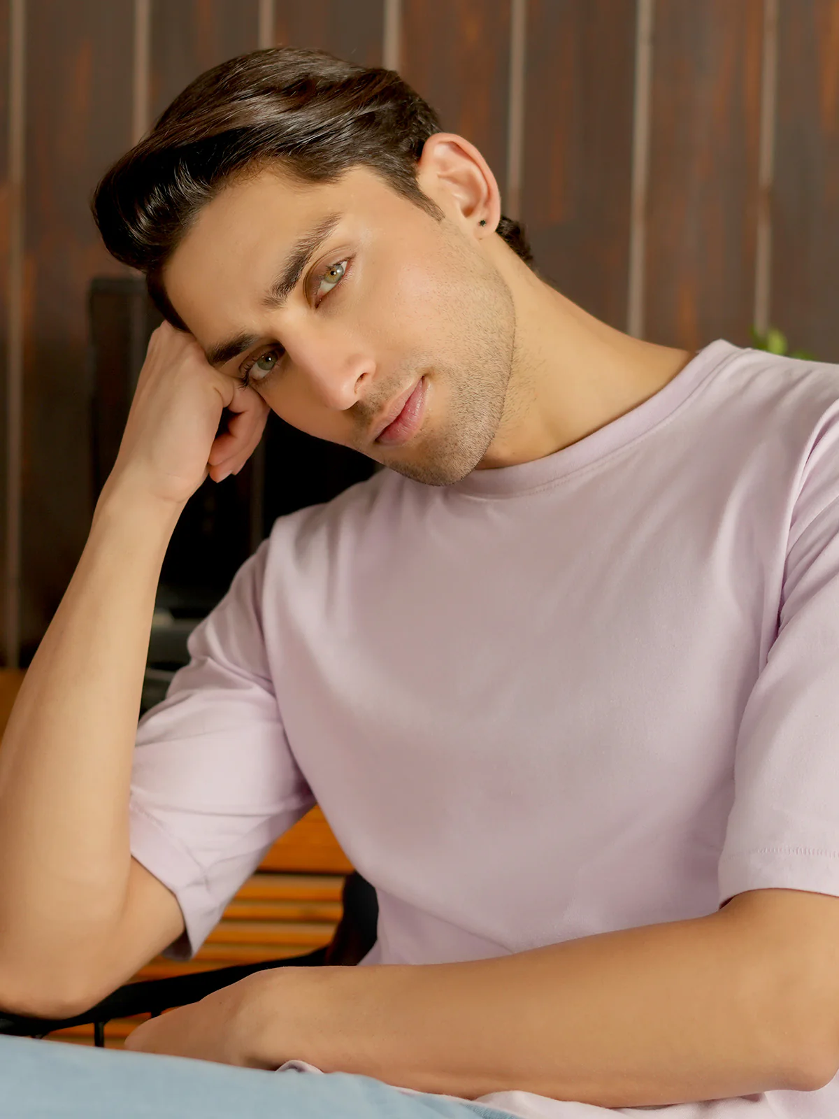 "BRAM" Regular Fit Basic T-Shirt - Image 6