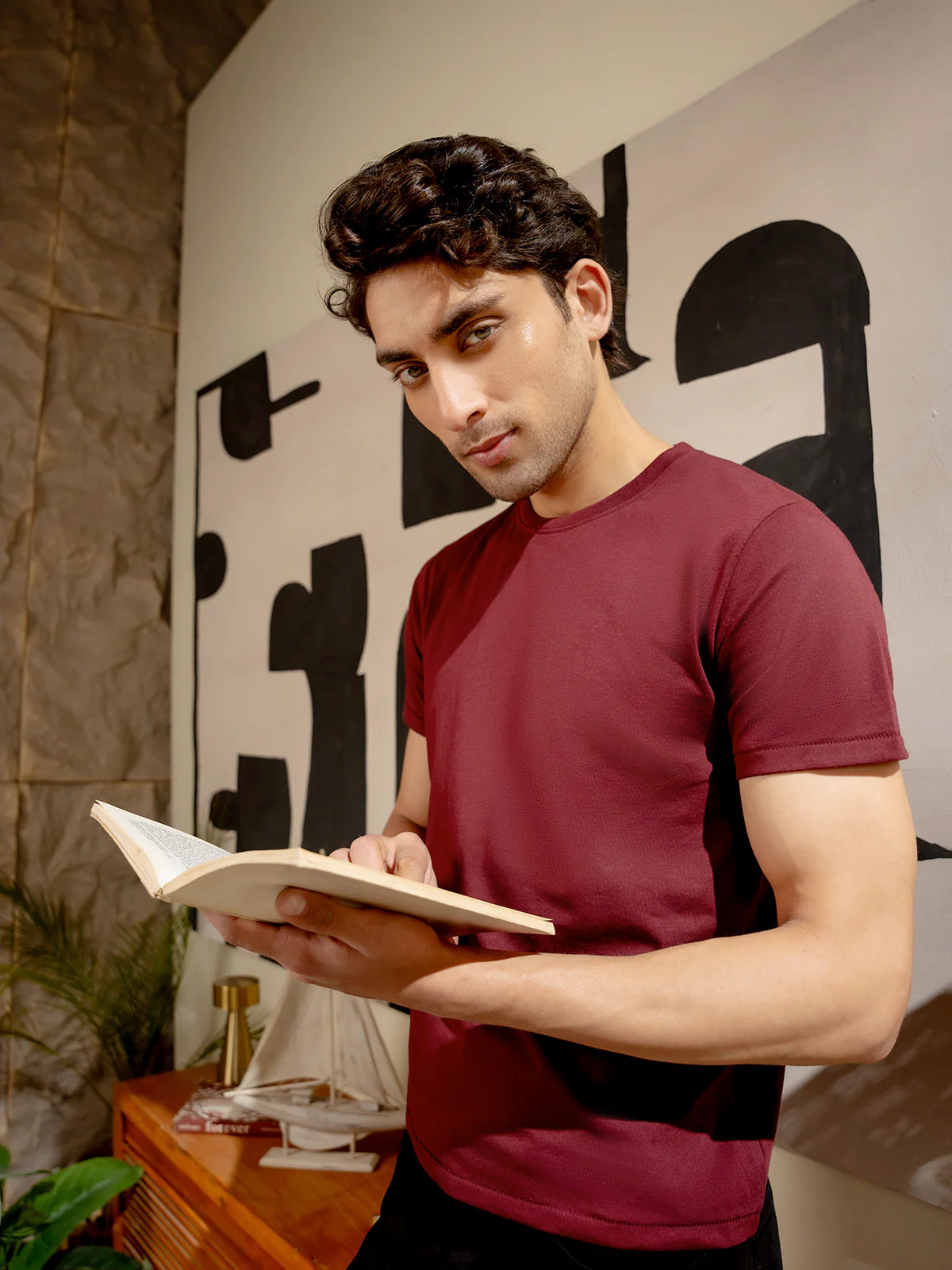 "BRAM" Regular Fit Basic T-Shirt - Image 3