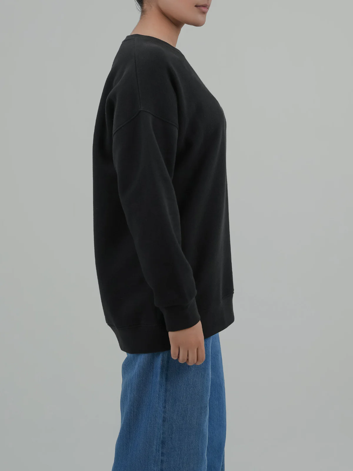 "BRANDO" Stylish Basic Fleece Sweatshirt - Image 3
