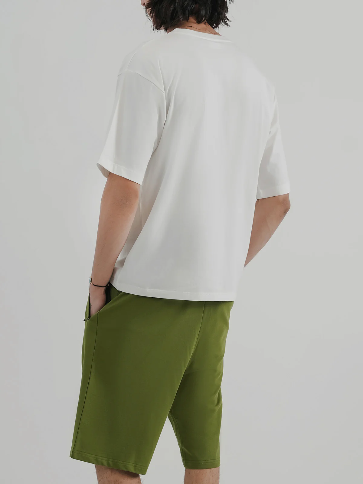 "BRIGGS" Drop Shoulder Basic T-Shirt - Image 5
