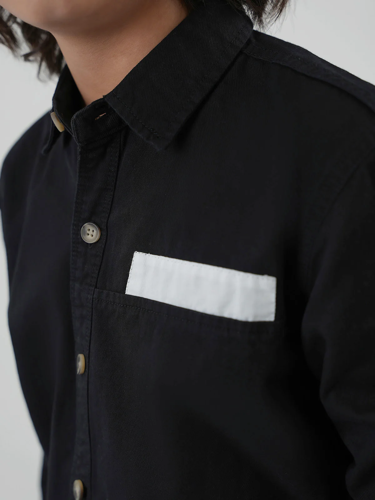 "BRILEY" Solid Regular Fit Casual Shirt - Image 4