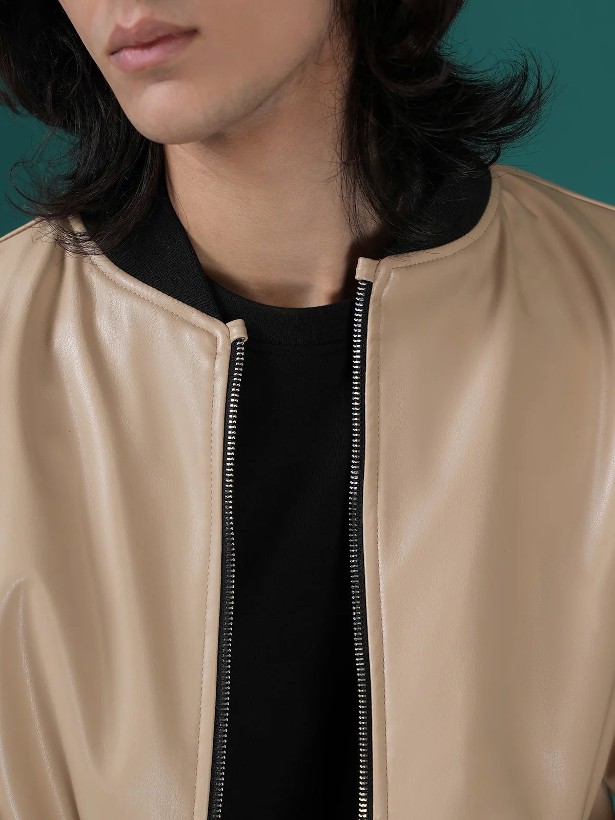 "BRINLY" Casual Regular Fit Bomber Jacket - Image 5
