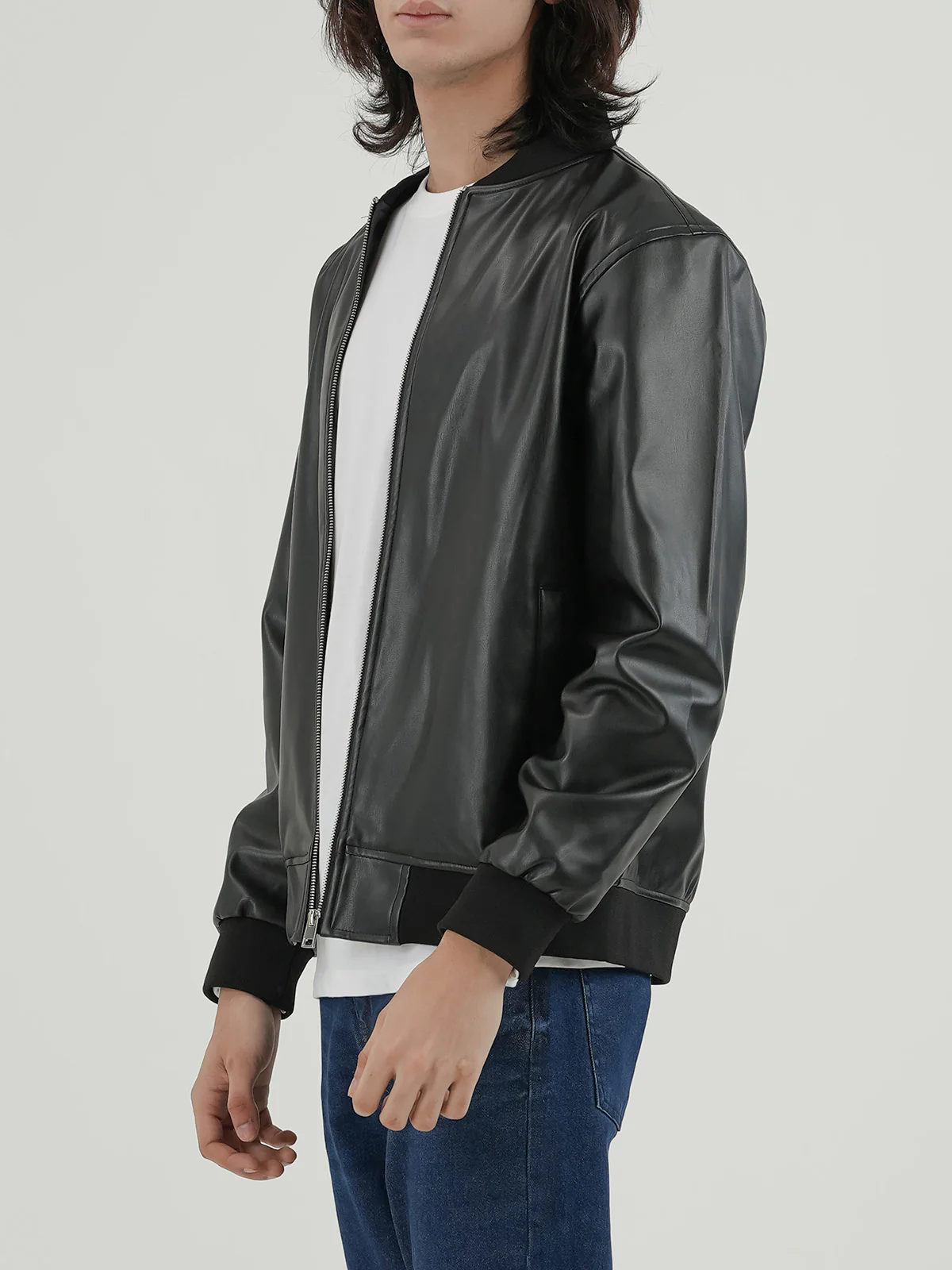 "BRINLY" Casual Regular Fit Bomber Jacket - Image 2