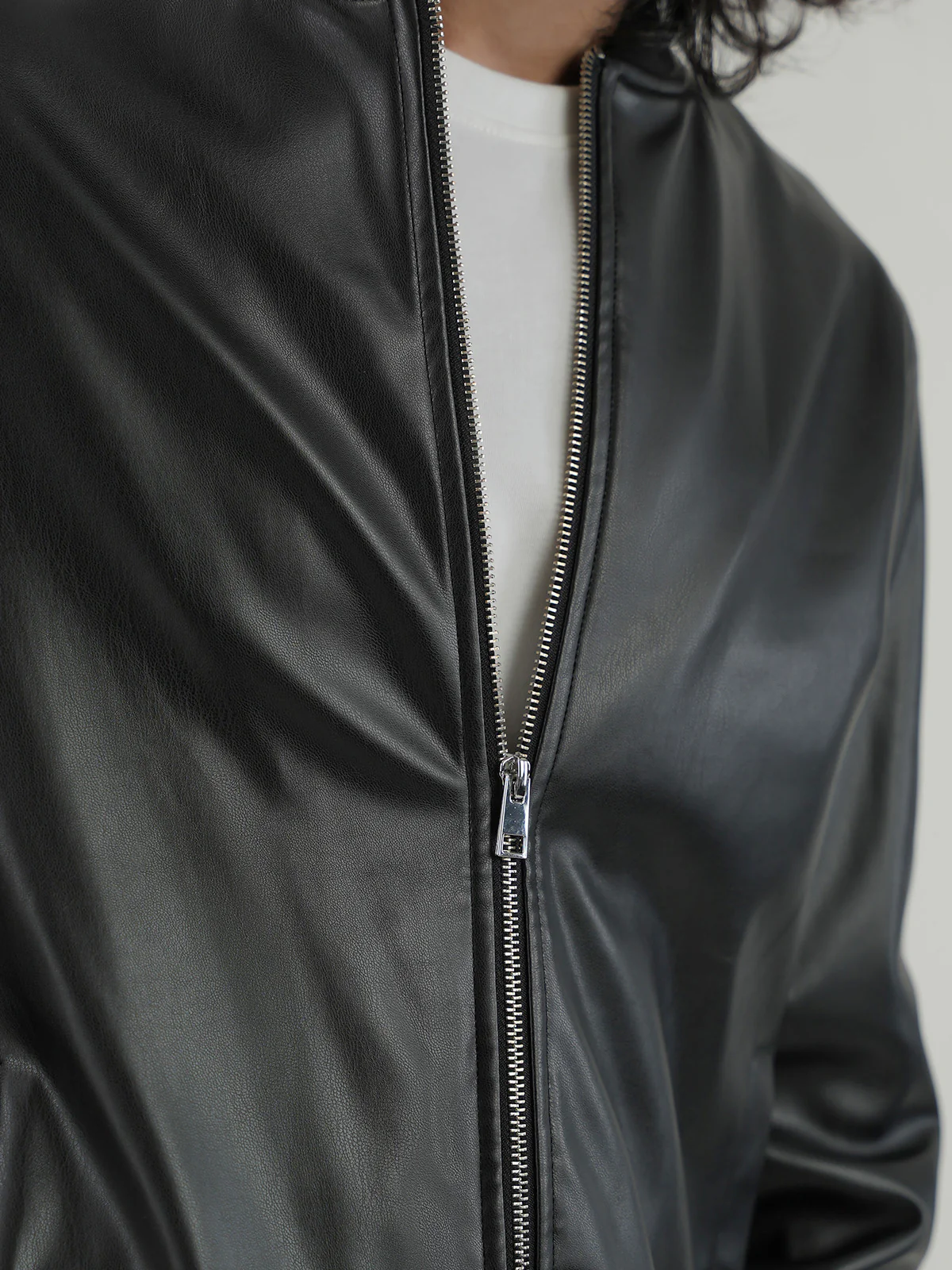 "BRINLY" Casual Regular Fit Bomber Jacket - Image 3