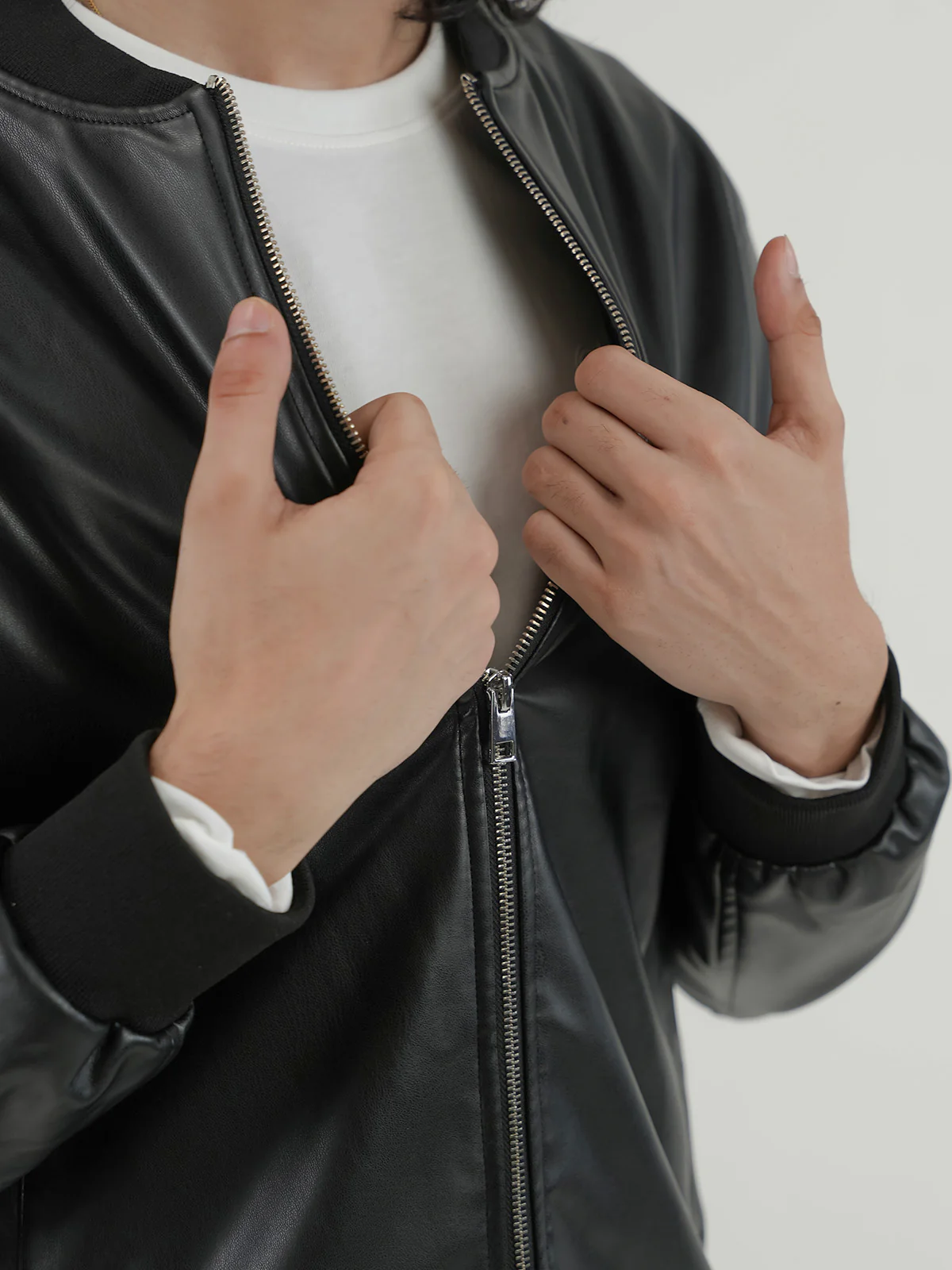 "BRINLY" Casual Regular Fit Bomber Jacket - Image 4