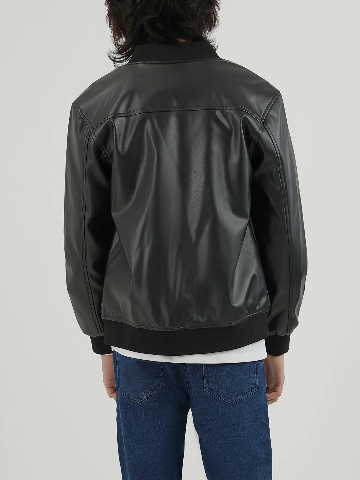 "BRINLY" Casual Regular Fit Bomber Jacket - Image 5