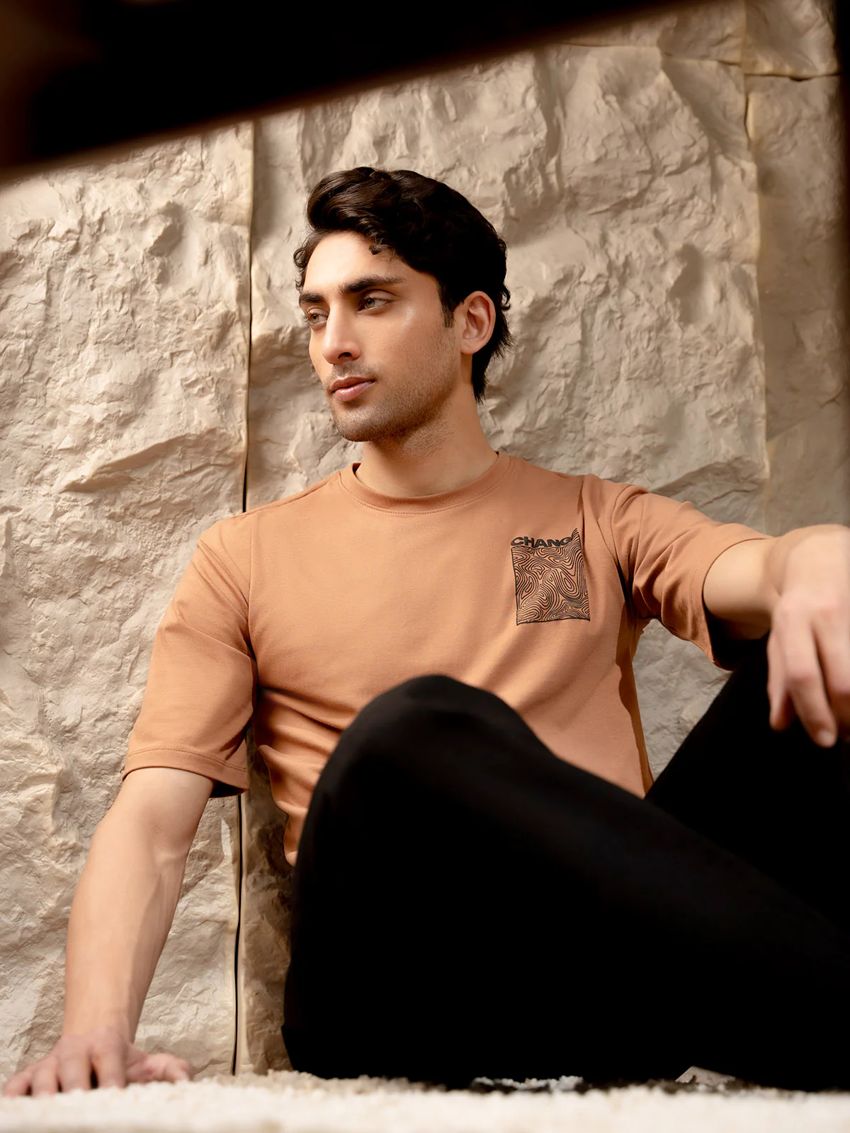 "BRISTOL" Drop Shoulder Basic T-Shirt - Image 5