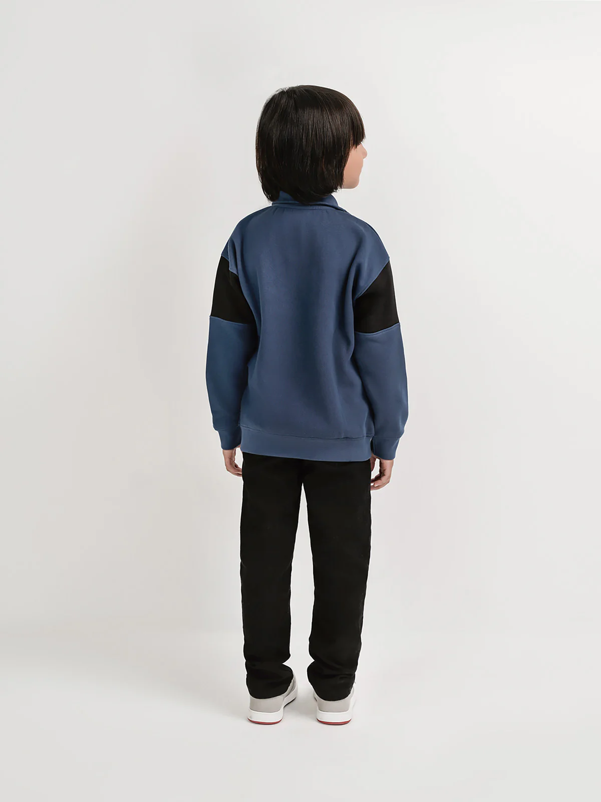 "BROODIN" Zipped High Neck Sweatshirt - Image 5