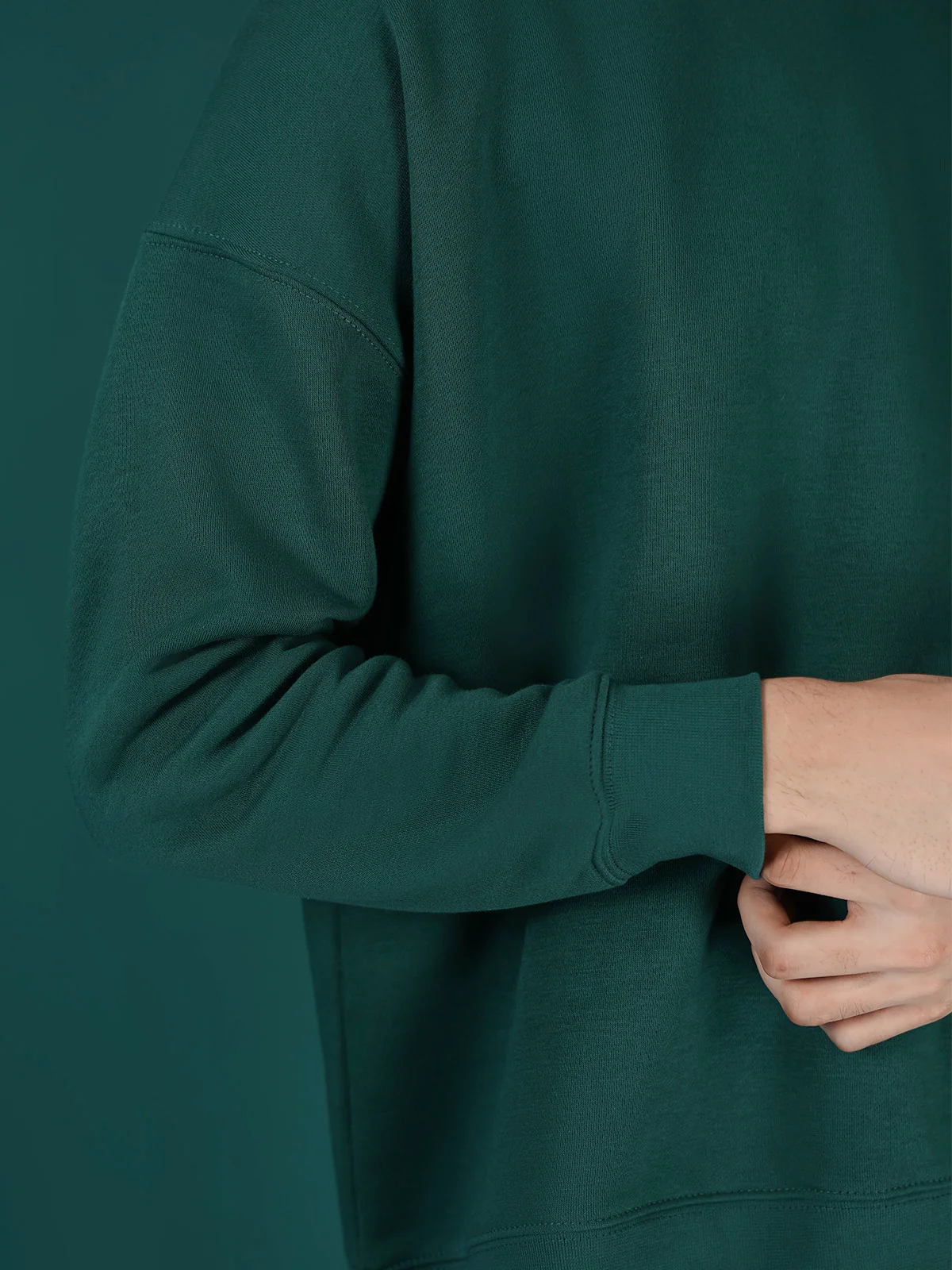 "BROOKE" Basic Style Fleece Sweatshirt - Image 5