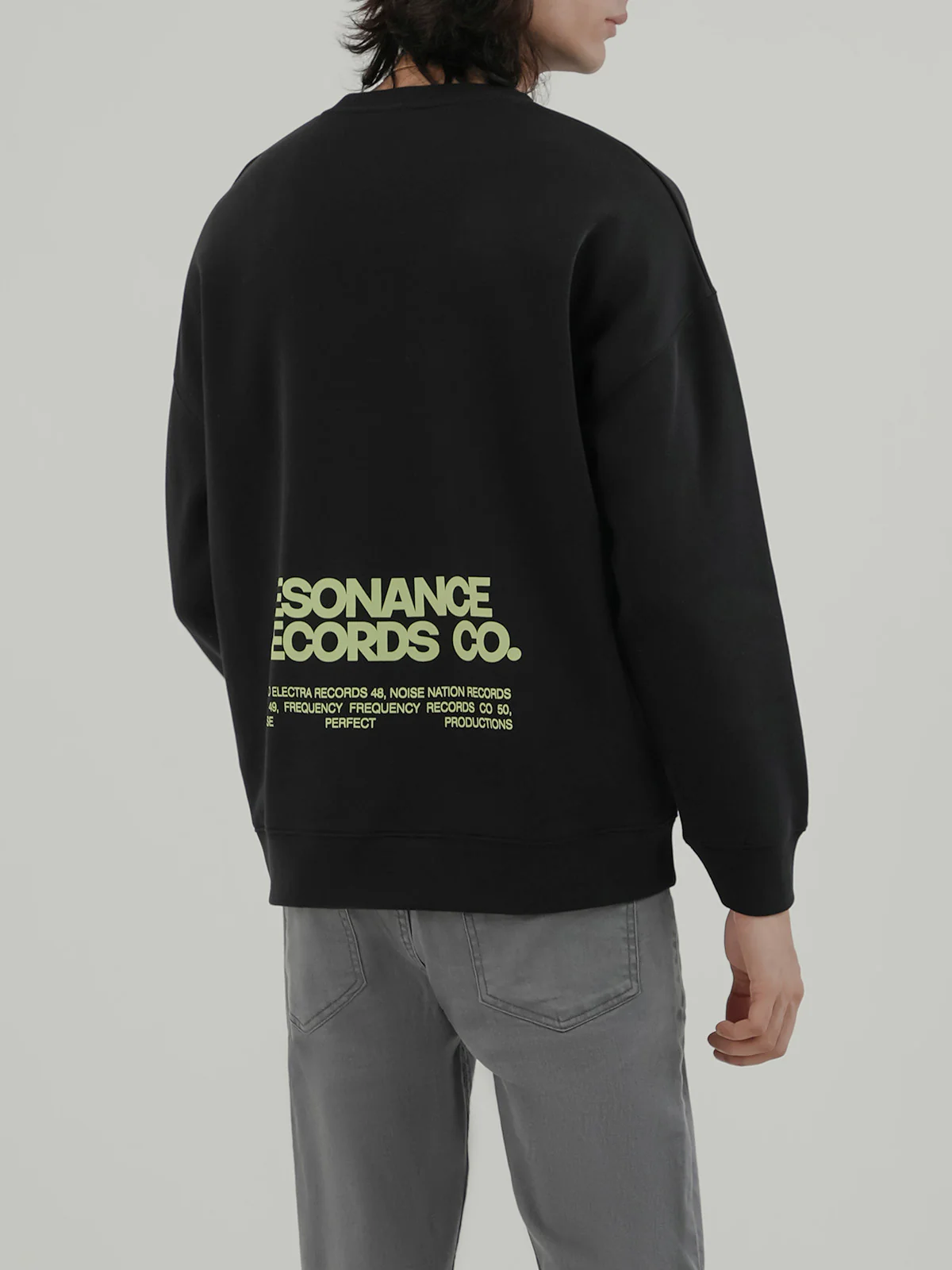 "BRUCE" Drop Shoulder Fleece Sweatshirt - Image 7