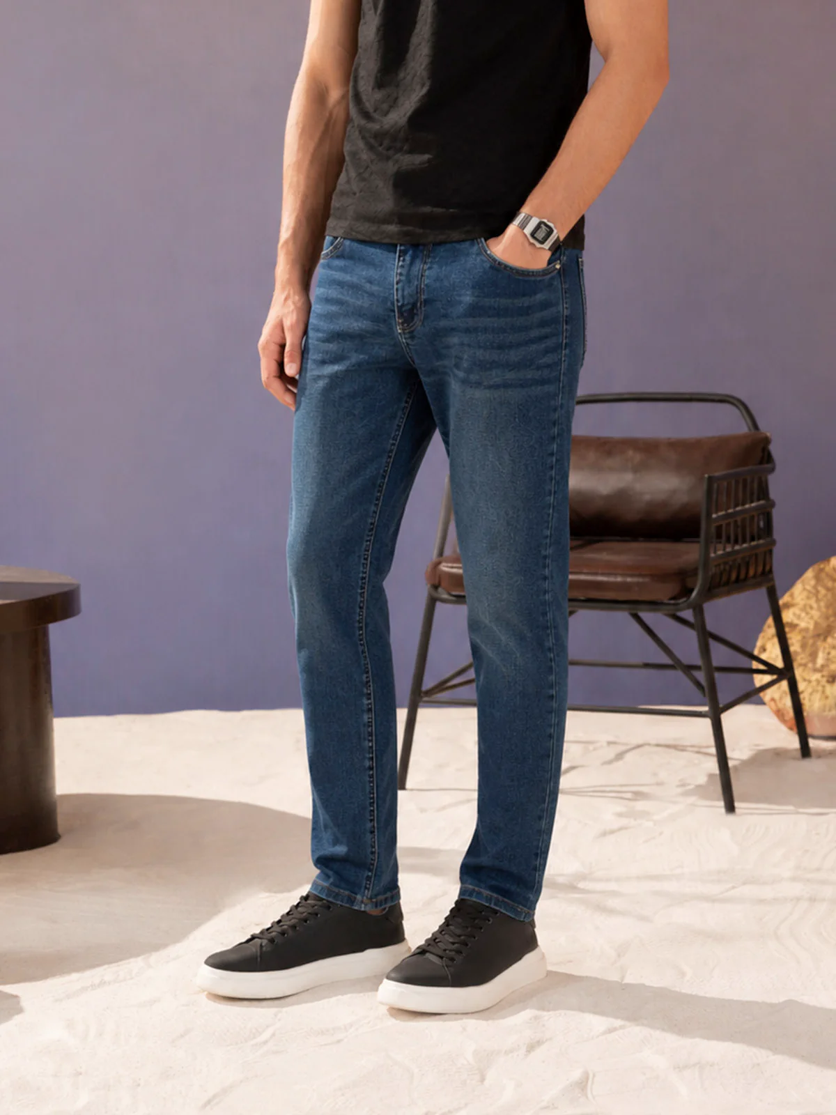 "BRYSEN" Slim Fit Denim Jeans - Image 4