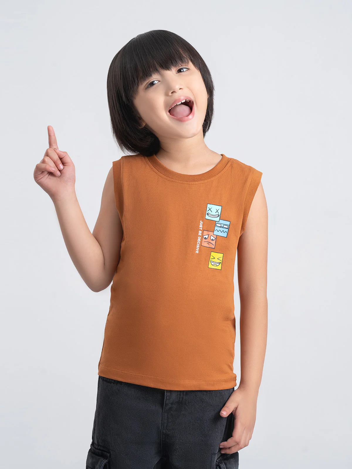 "BURIM" Regular Fit Graphic Tank Top - Image 2
