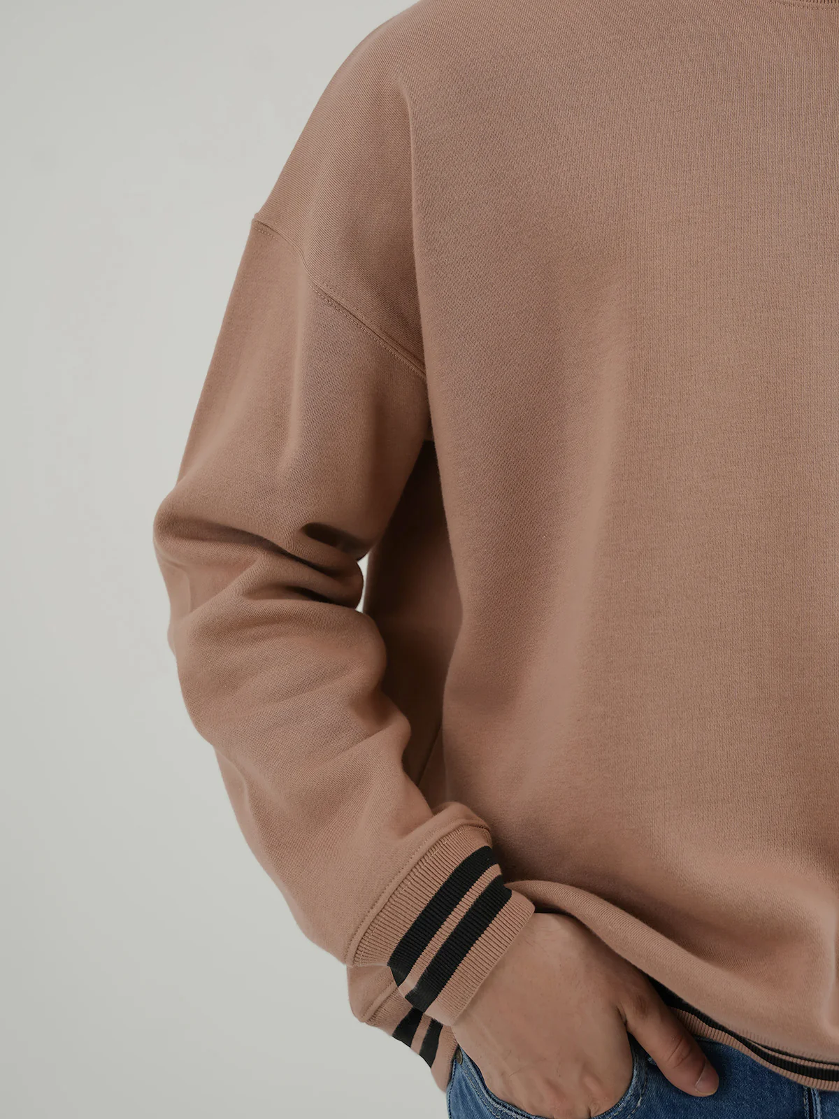 "BUTLER" Drop Shoulder Fleece Sweatshirt - Image 5