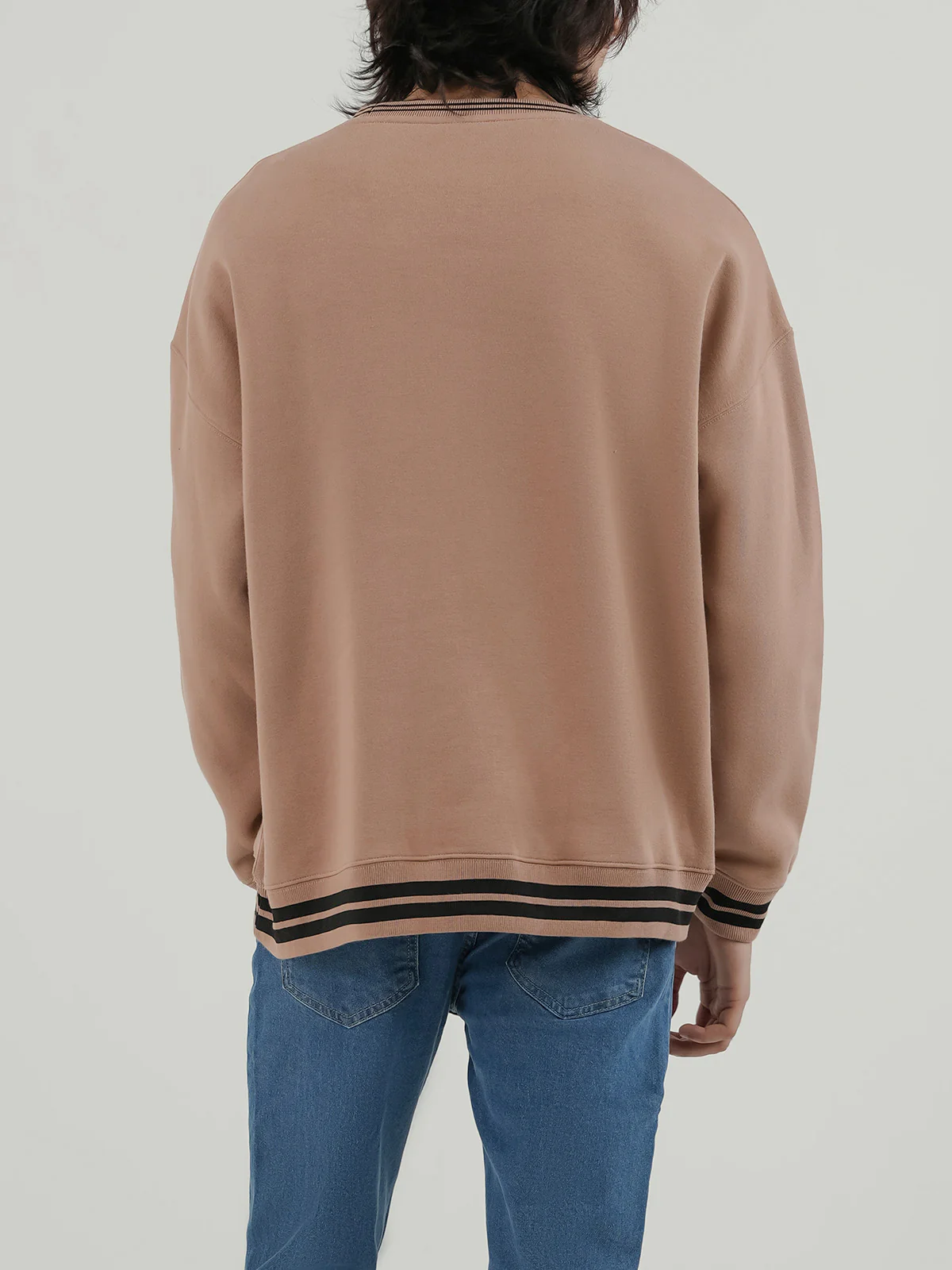 "BUTLER" Drop Shoulder Fleece Sweatshirt - Image 6