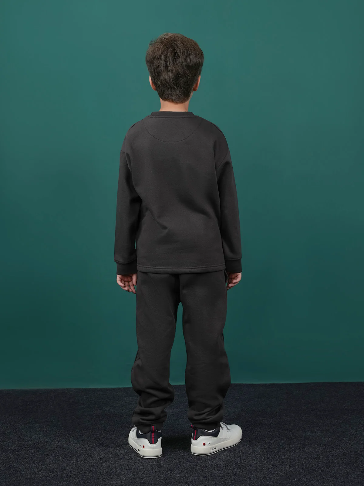 "CALYPOS" Cozy Basic Fleece Tracksuit - Image 5