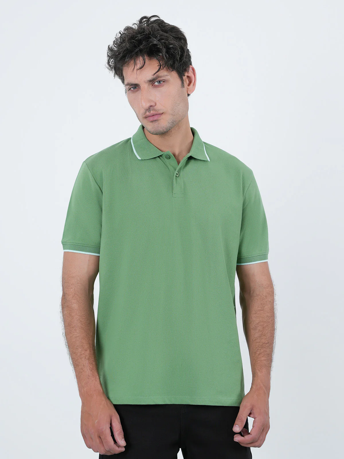 "CARILLO" Elegant Regular Polo Shirt - Image 2