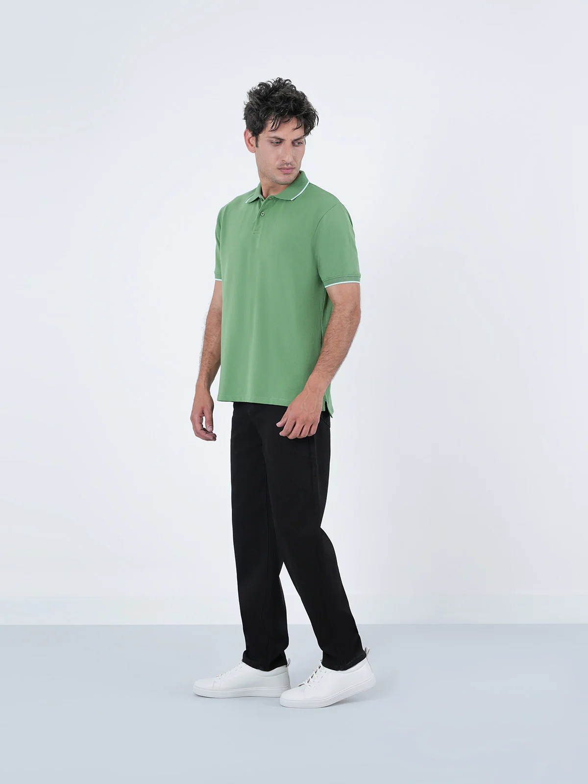 "CARILLO" Elegant Regular Polo Shirt - Image 3