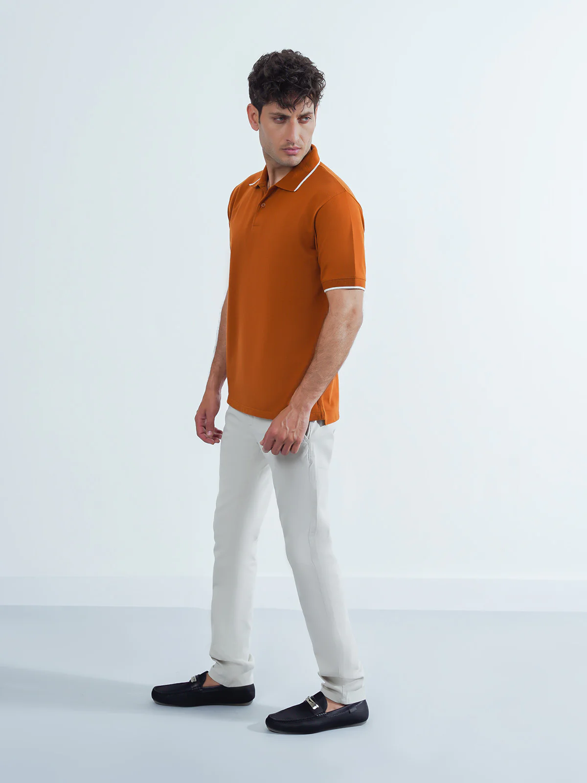 "CARILLO" Elegant Regular Polo Shirt - Image 3