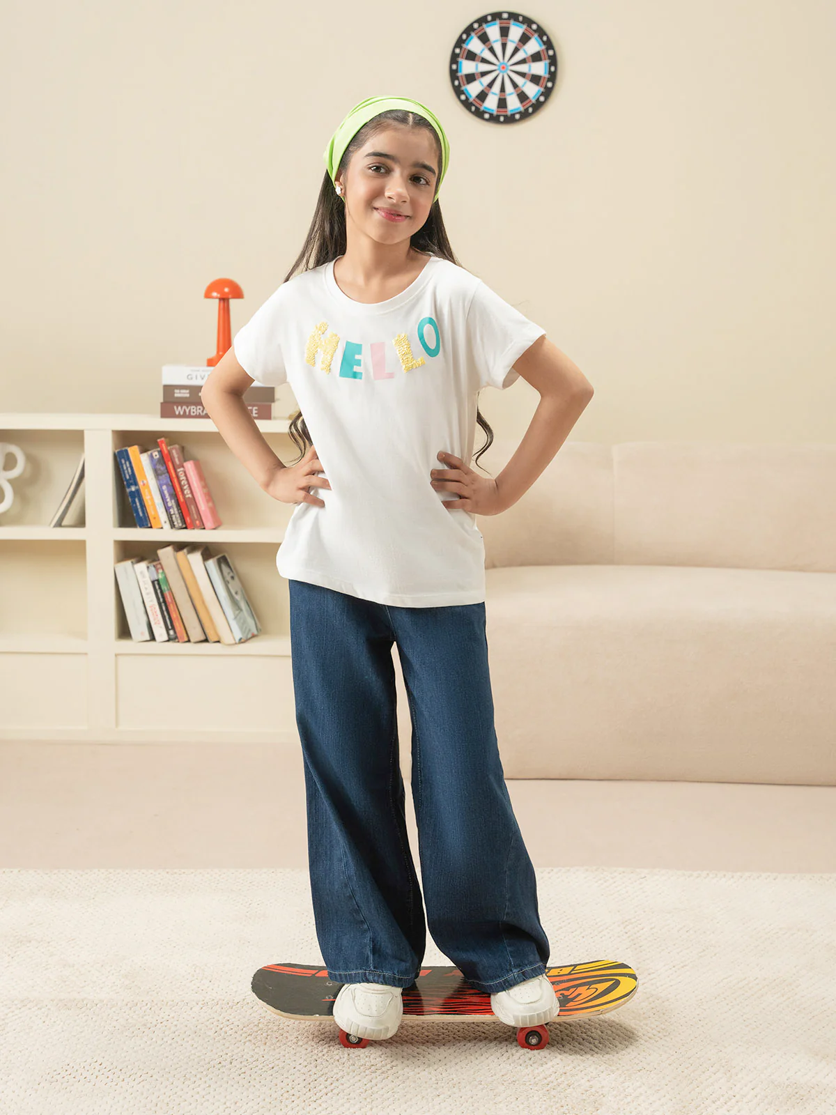 "CARLEE" Graphic Jersey T-Shirt - Image 2