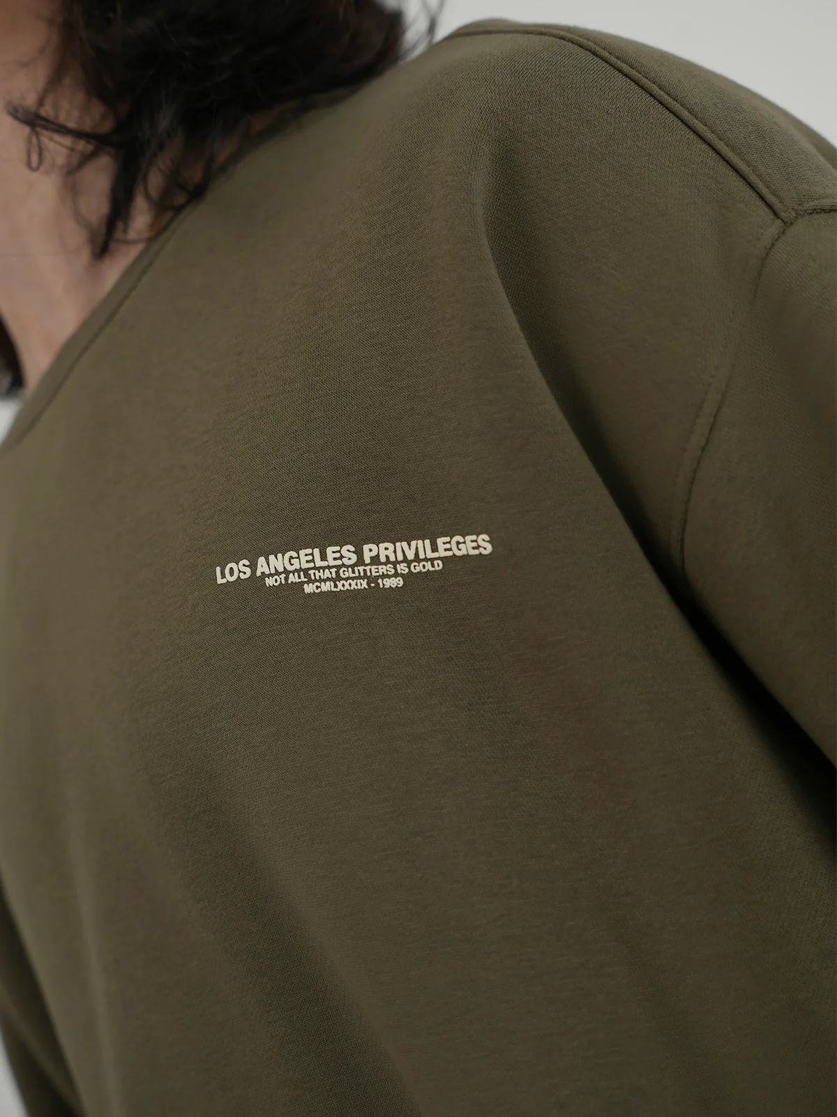 "CARTER" Drop Shoulder Fleece Sweatshirt - Image 5