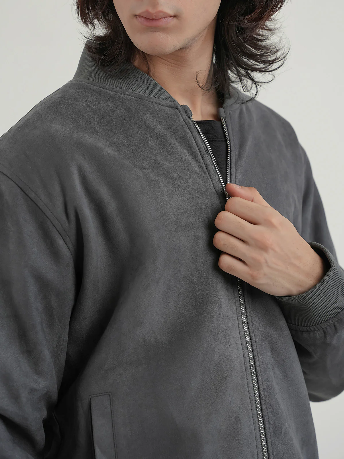 "CASTON" Perfect Regular Fit Suede Jacket - Image 5