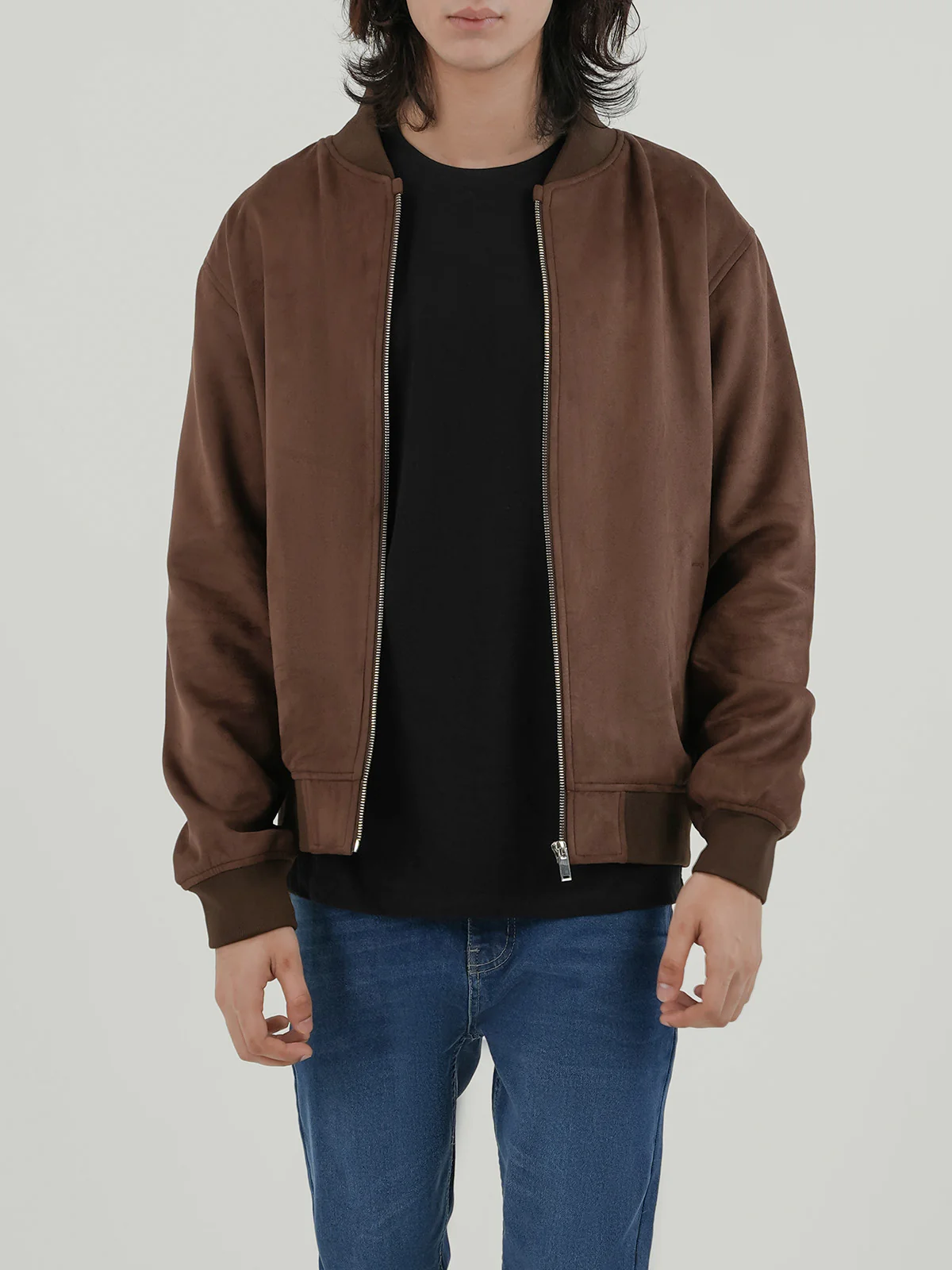 "CASTON" Perfect Regular Fit Suede Jacket