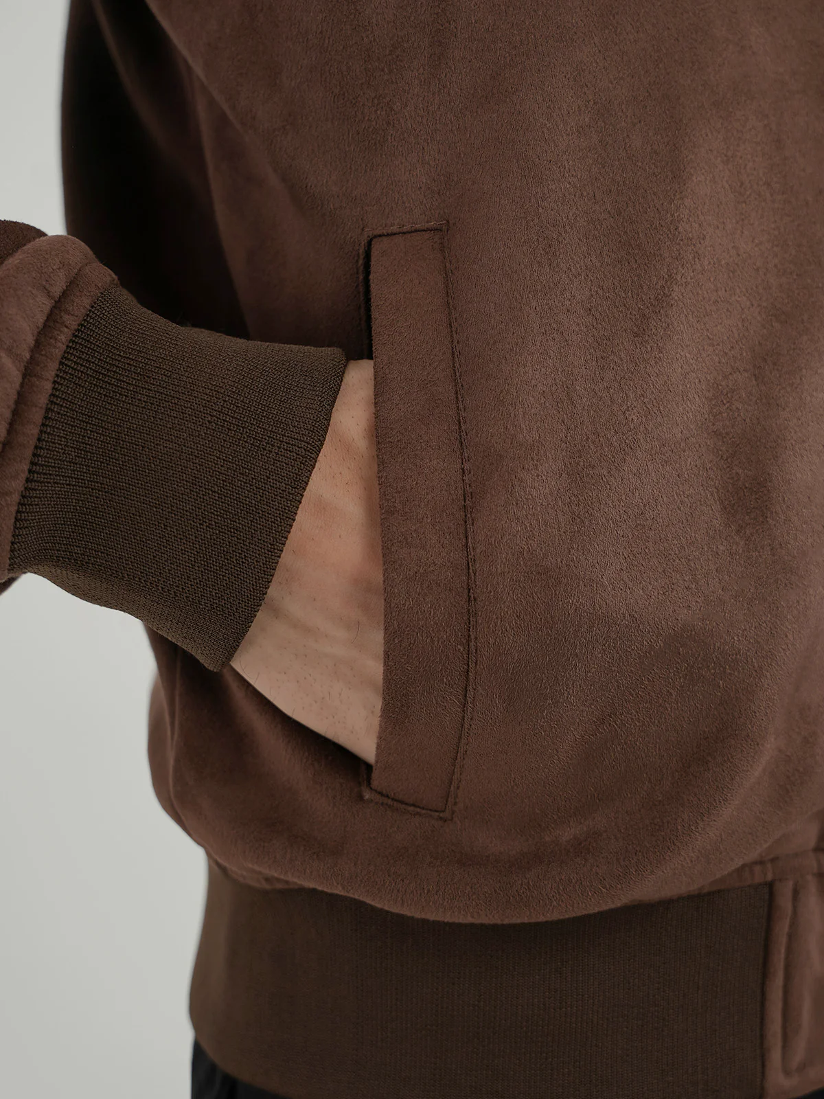 "CASTON" Perfect Regular Fit Suede Jacket - Image 4