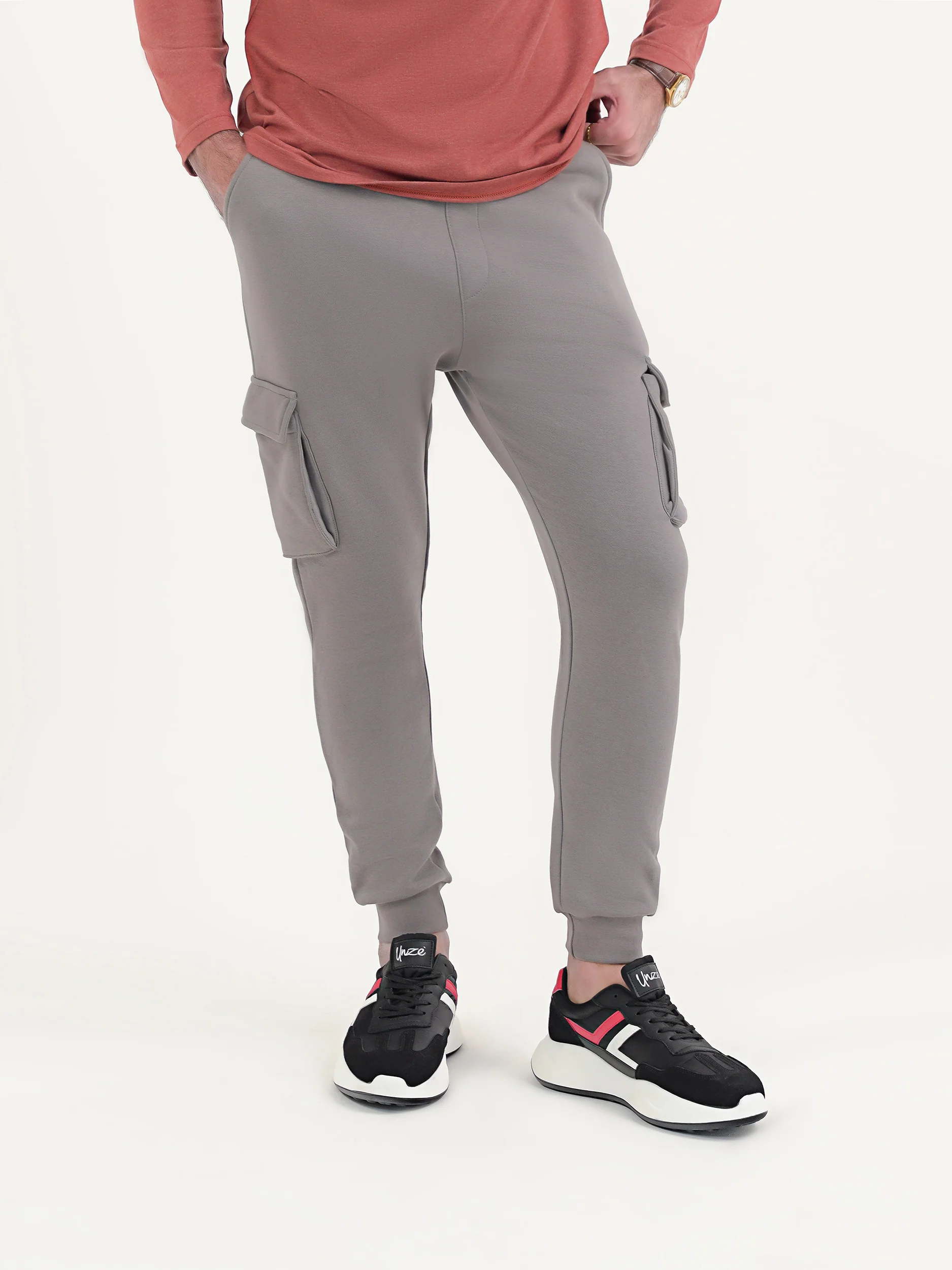 "CAVALLI" Casual Fleece Joggers - Image 2