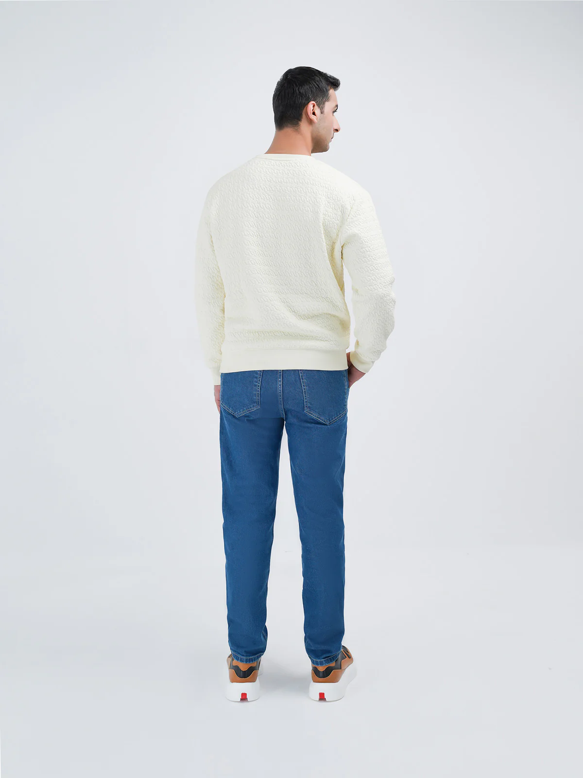"CERES" Casual Slouchy Fit Denim Pant - Image 4