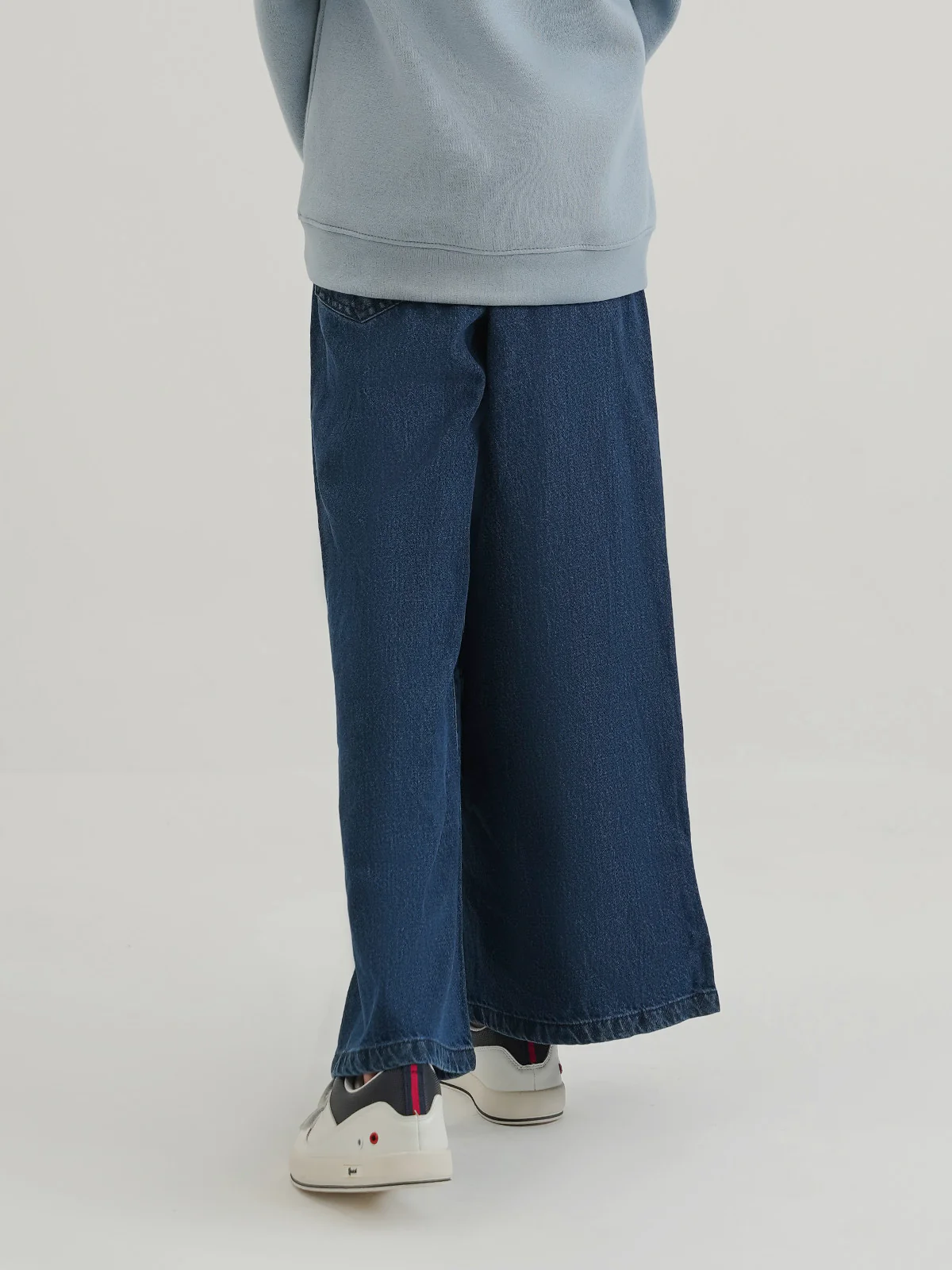 "CHANITA" Comfy Denim Palazzo Pant - Image 4