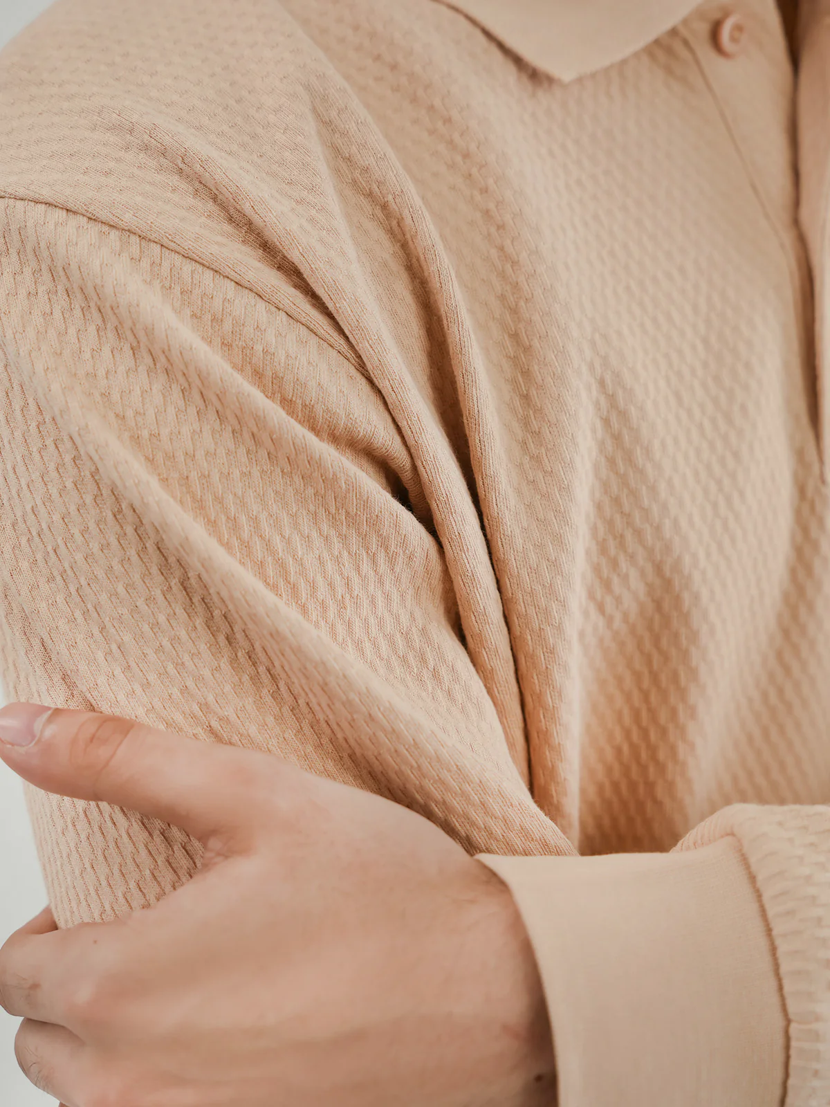 "CHARLIE" Textured Fleece Sweatshirt - Image 5
