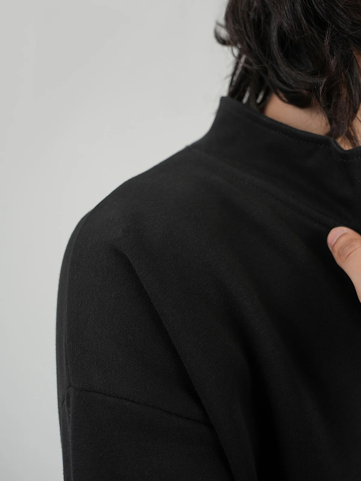 "CHELSA" Drop Shoulder Fleece Sweatshirt - Image 6