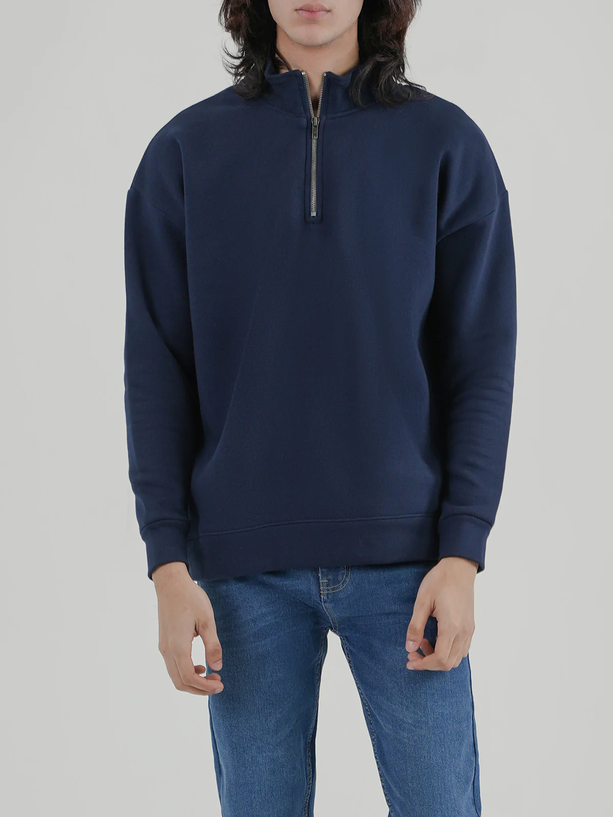 "CHELSA" Drop Shoulder Fleece Sweatshirt