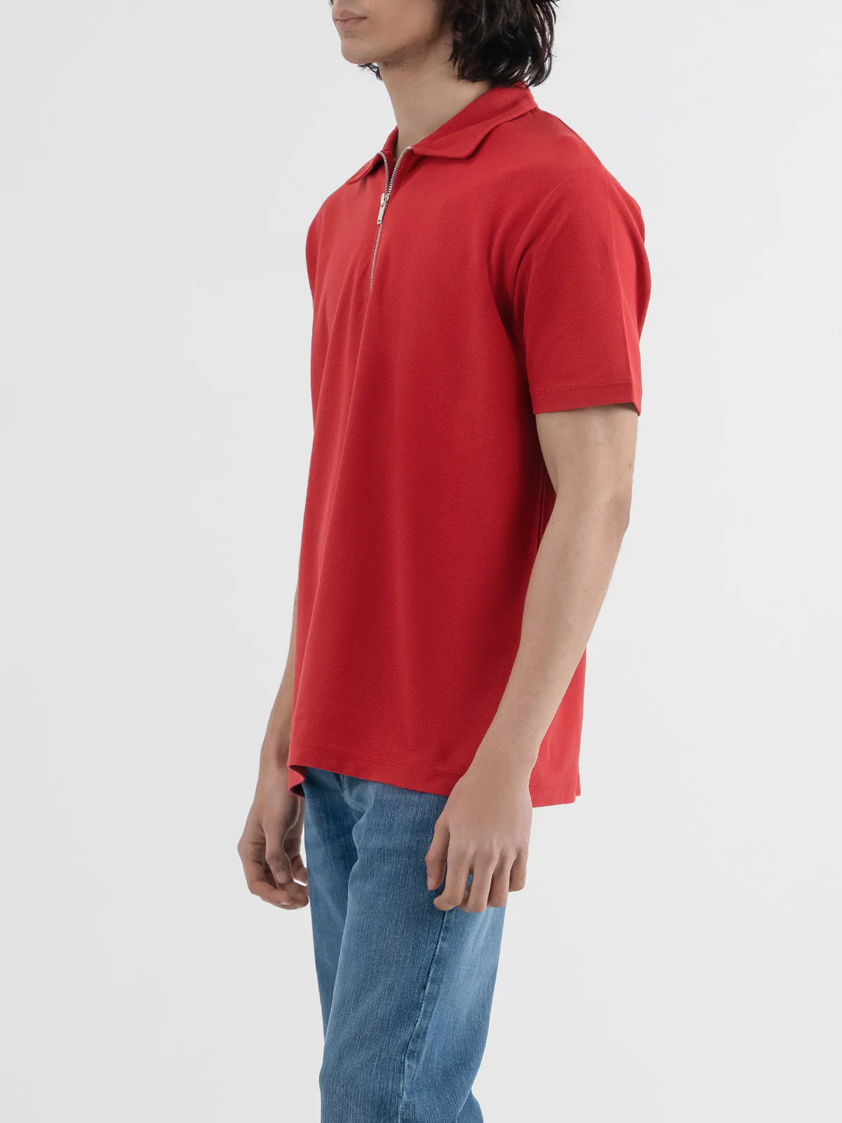 "CHELSE" Regular Fit Jacquard Polo Shirt - Image 4