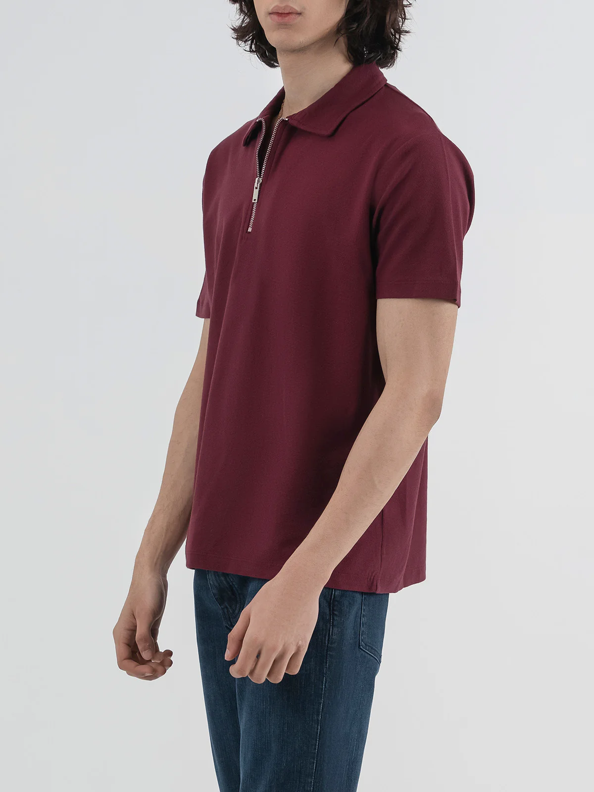 "CHELSE" Regular Fit Jacquard Polo Shirt - Image 2