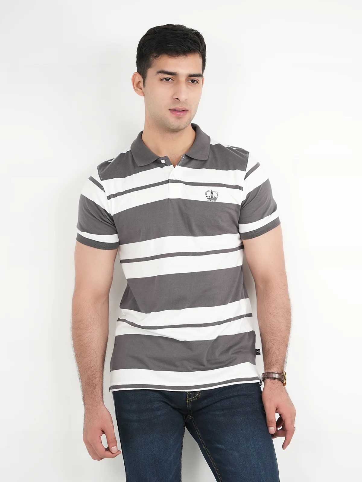 "CHENOA" Slim Fit Polo Shirt - Image 3