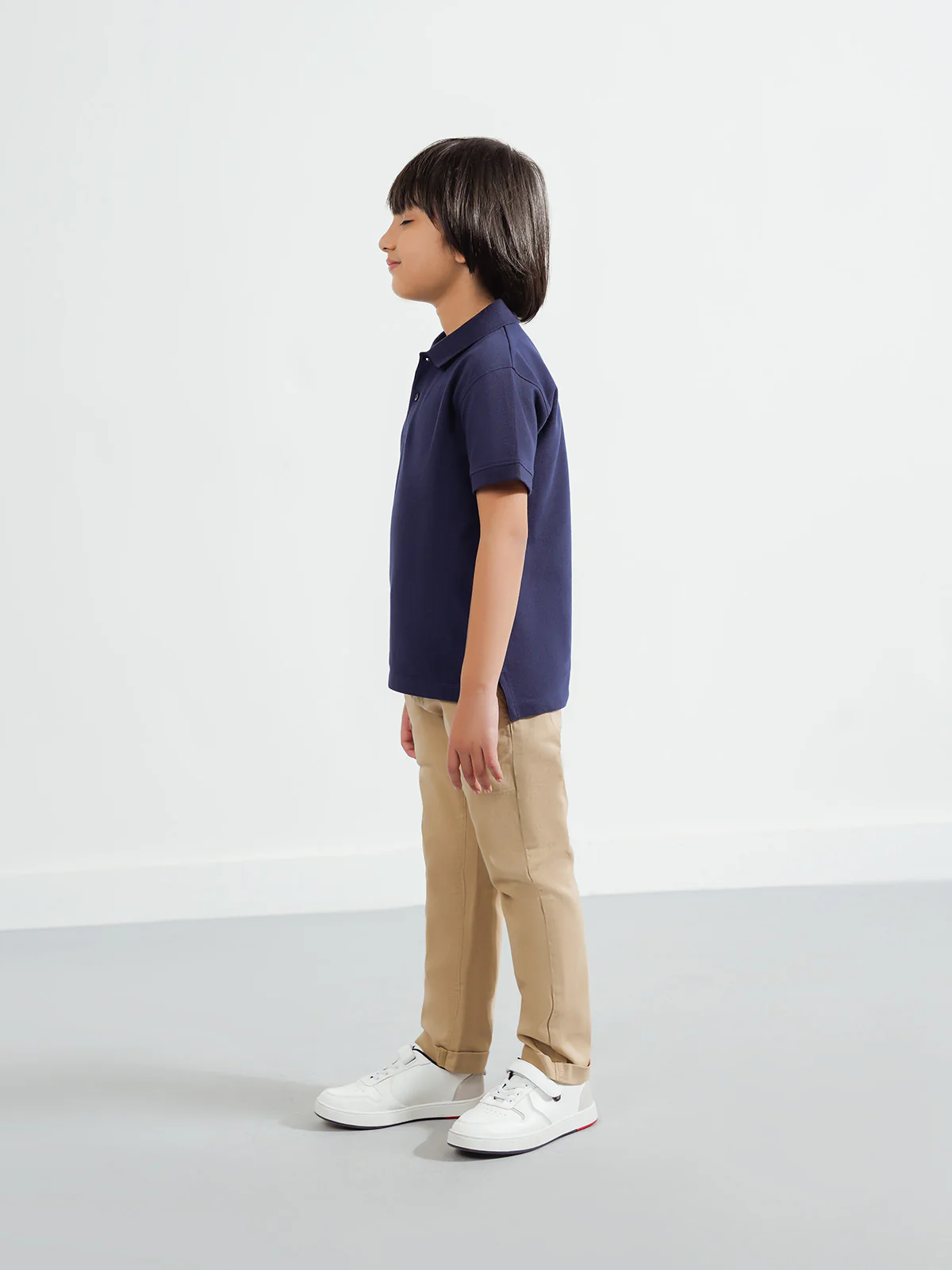"CHIAKI" Slim Fit Twill Chinos - Image 3