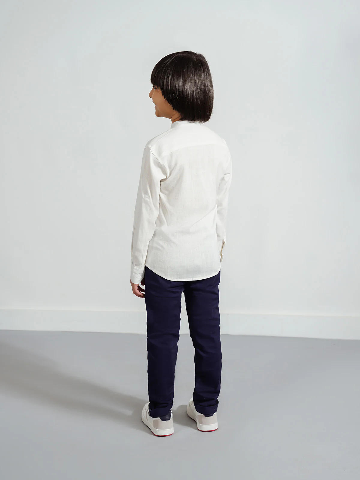 "CHIAKI" Slim Fit Twill Chinos - Image 4