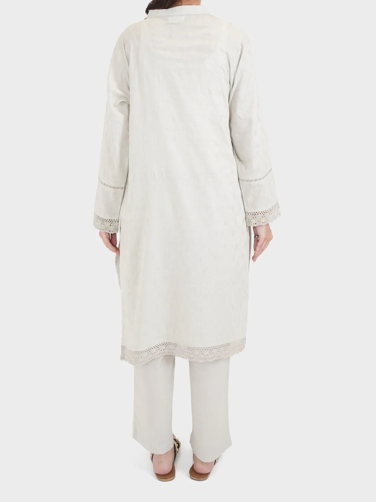 "CHIEKO" Self Jacquard Two Piece Suit - Image 4