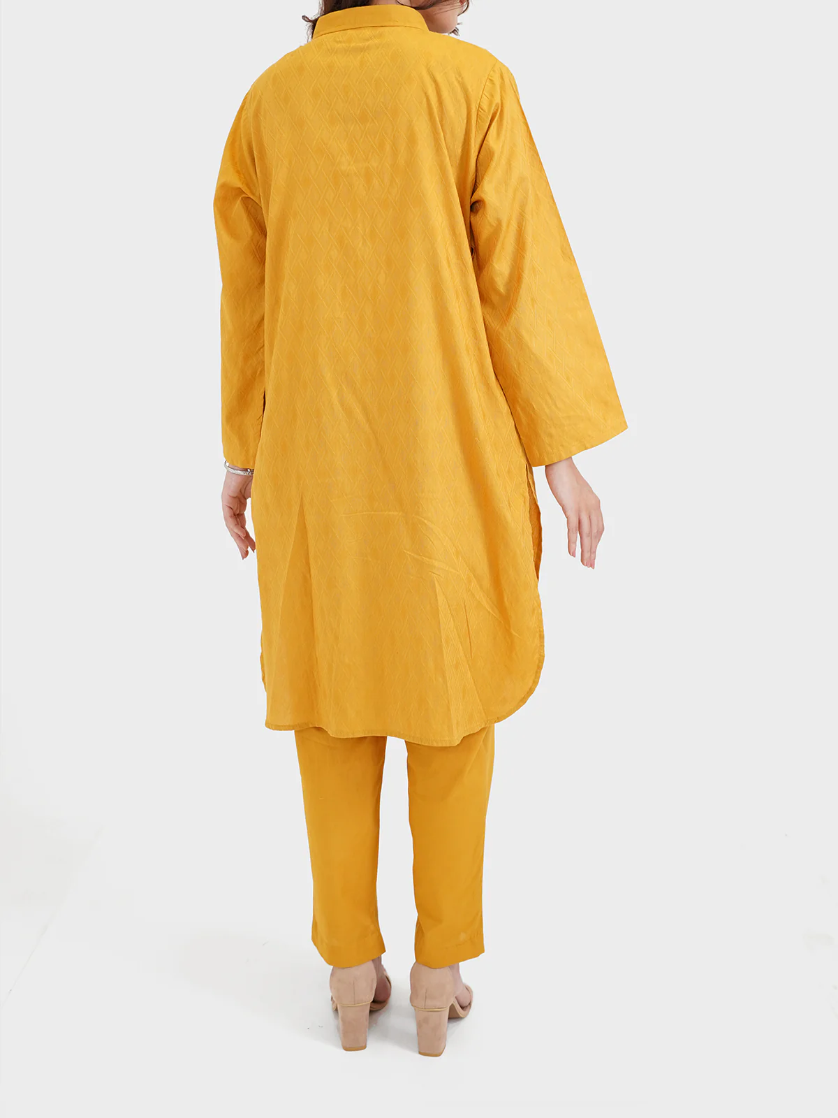 "CHIHARU" Self Jacquard Two Piece Suit - Image 2