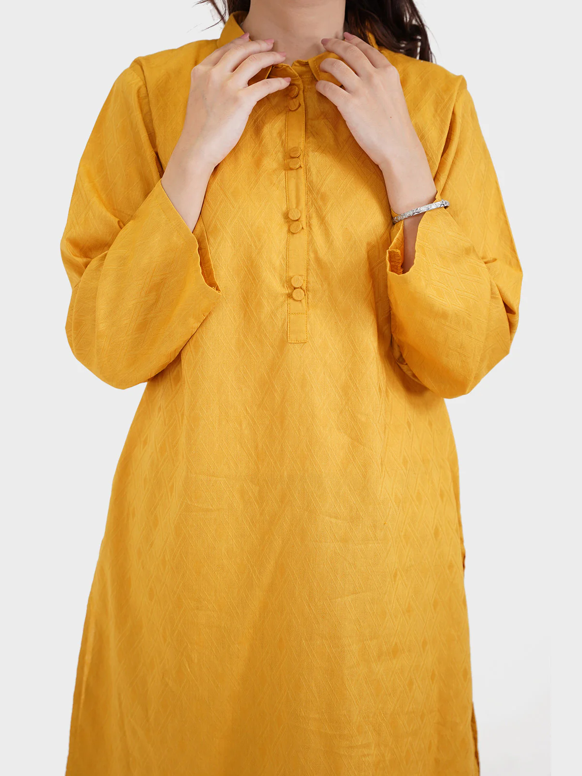 "CHIHARU" Self Jacquard Two Piece Suit - Image 4