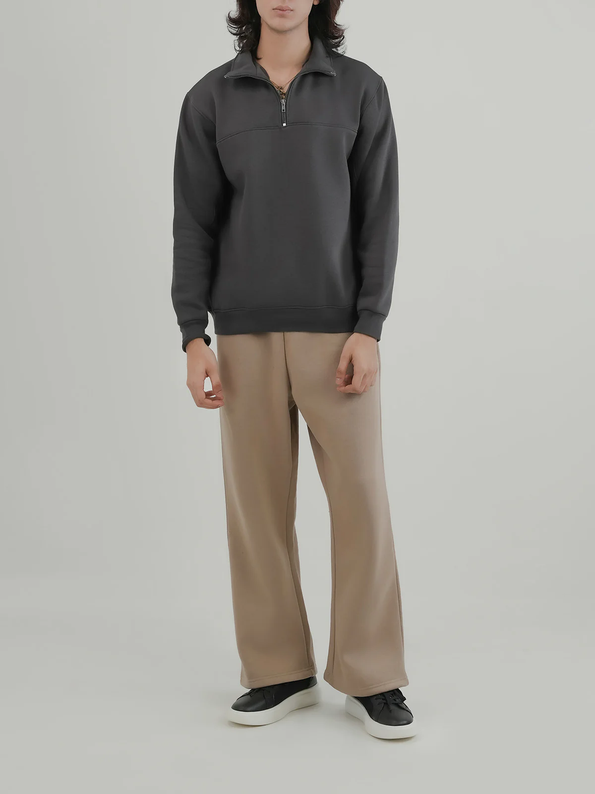 "CITRINE" Regular Fit Fleece Sweatshirt - Image 2