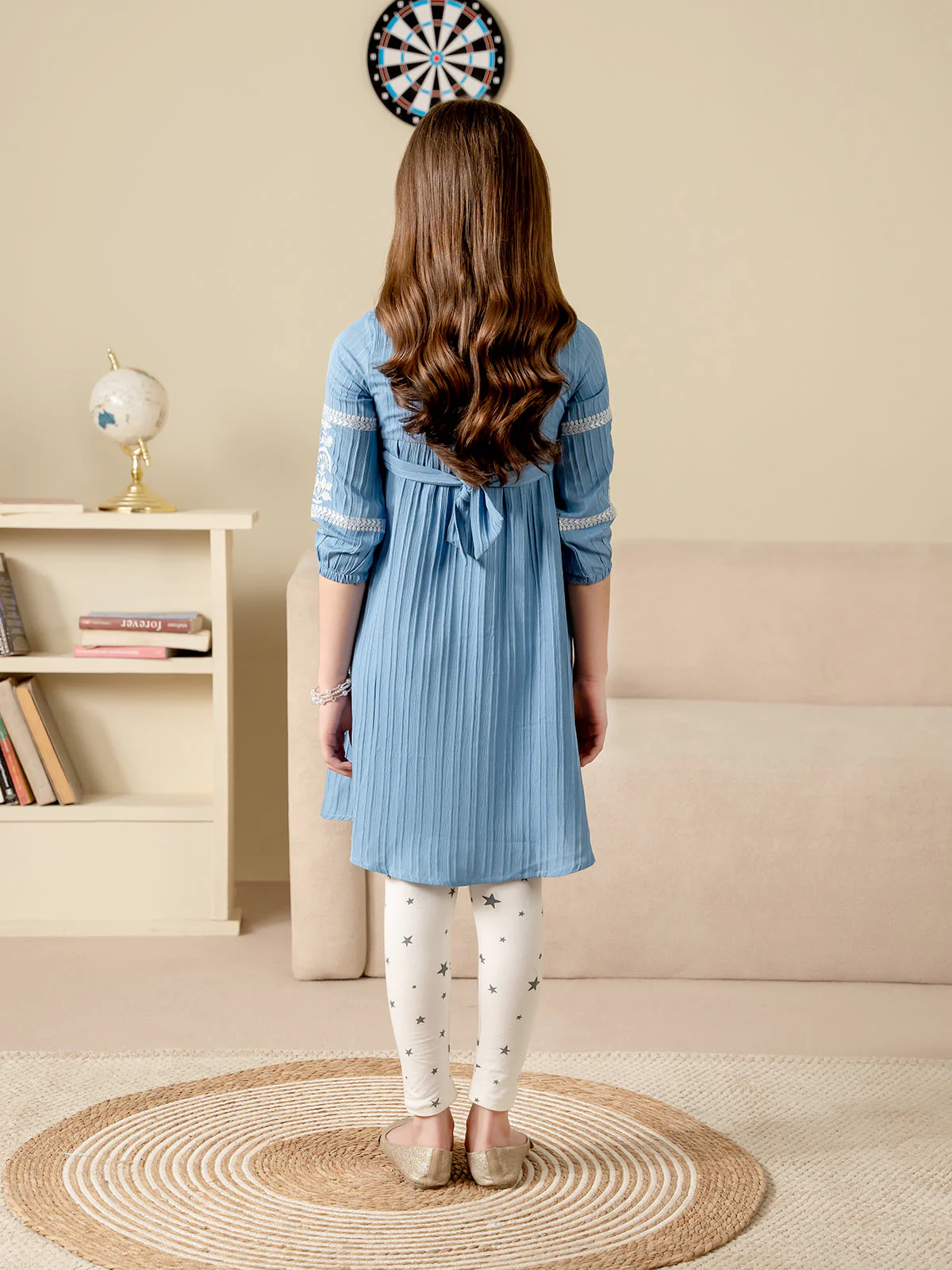 "COLEM" Basic Regular Cotton Dress - Image 7