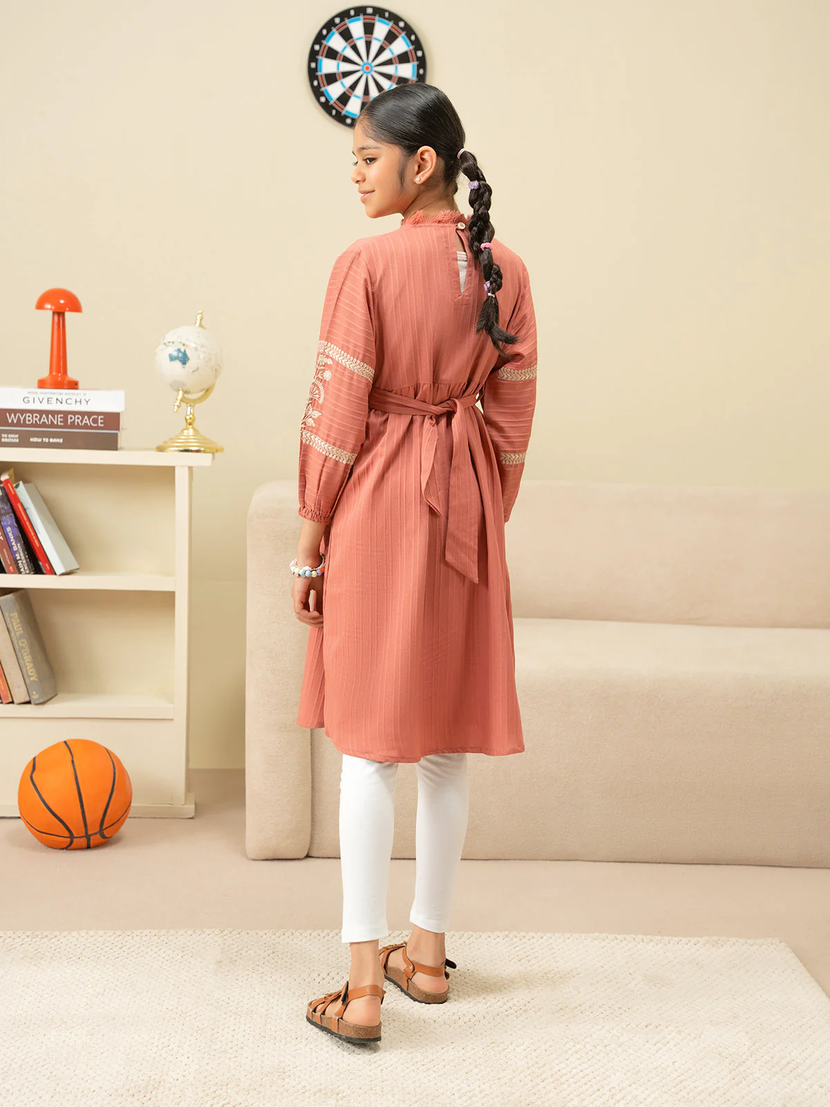 "COLEM" Basic Regular Cotton Dress - Image 6
