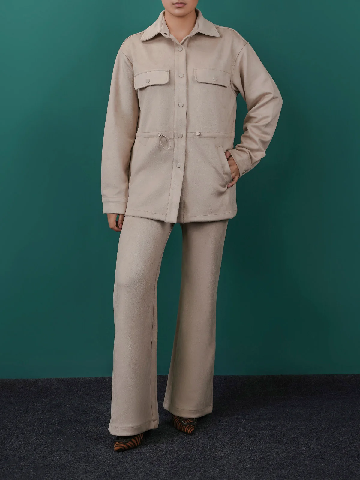 "COLETTE" Warm Regular Fit Fleece Co-Ord Set