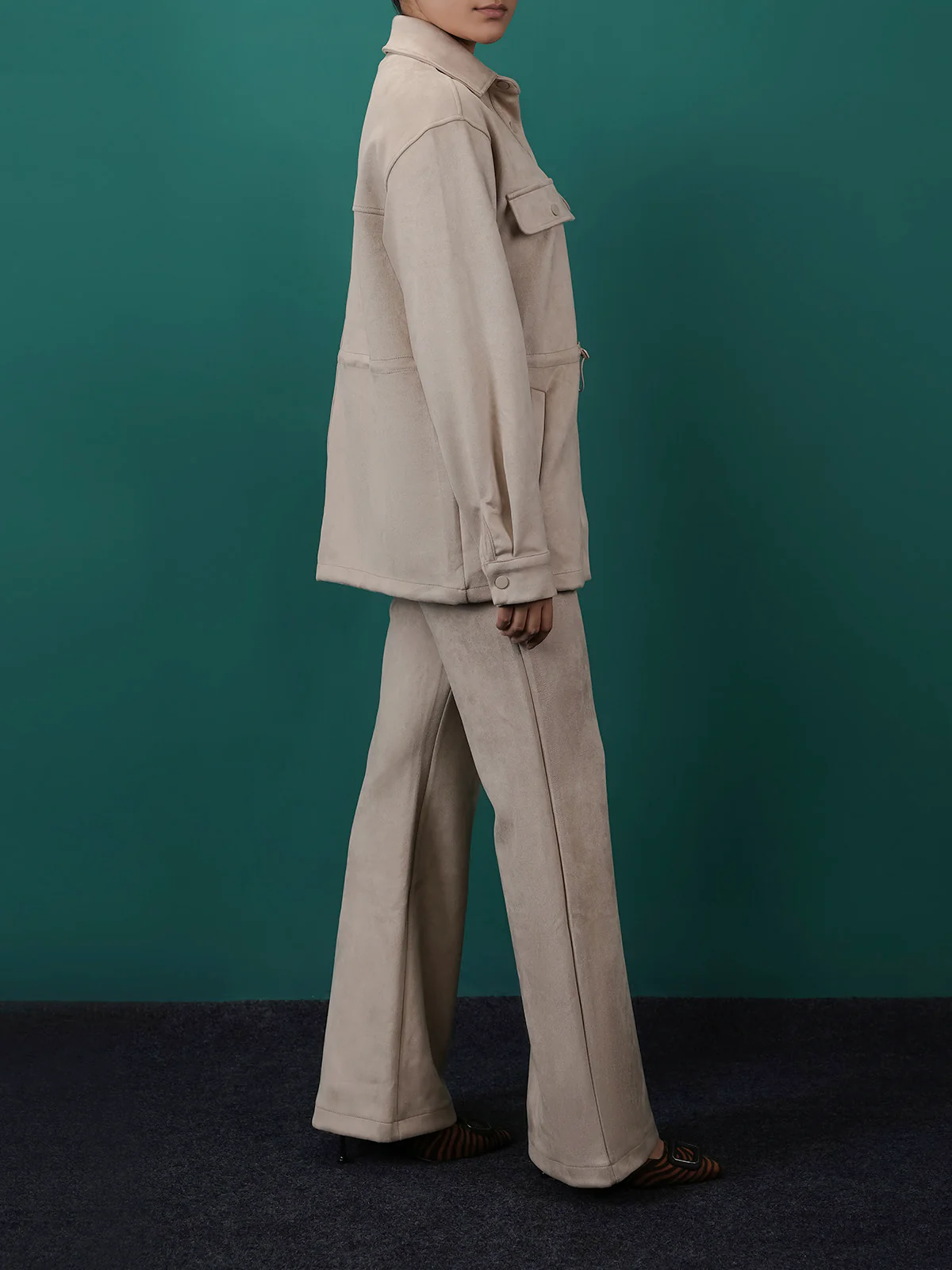 "COLETTE" Warm Regular Fit Fleece Co-Ord Set - Image 2
