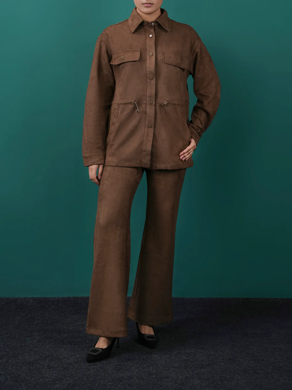 "COLETTE" Warm Regular Fit Fleece Co-Ord Set