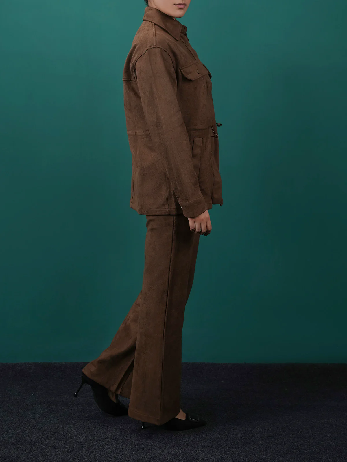 "COLETTE" Warm Regular Fit Fleece Co-Ord Set - Image 2