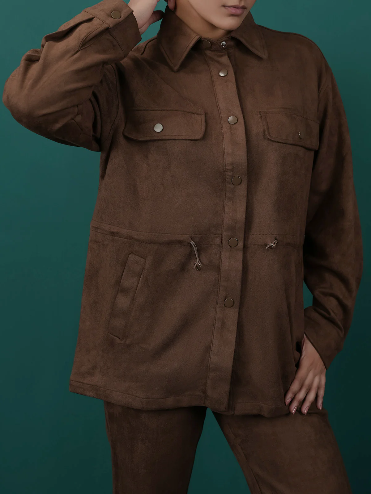 "COLETTE" Warm Regular Fit Fleece Co-Ord Set - Image 3