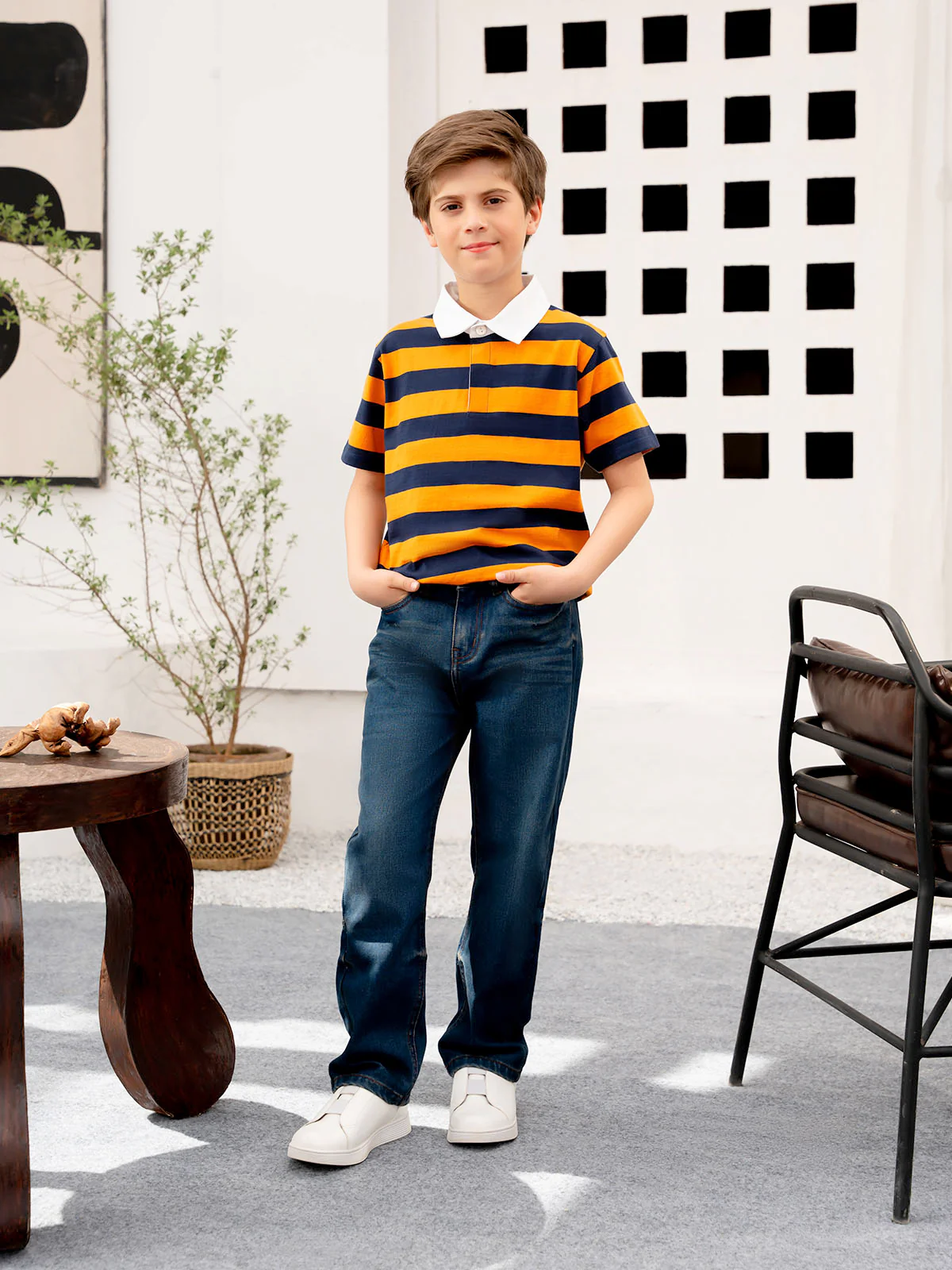 "COREY" Regular Fit Pique Polo Shirt - Image 2